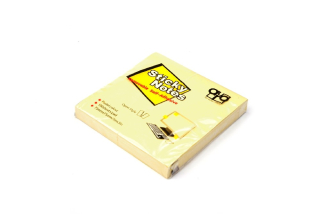 Samolepící bloček AURO 75x75 mm žlutý pastel