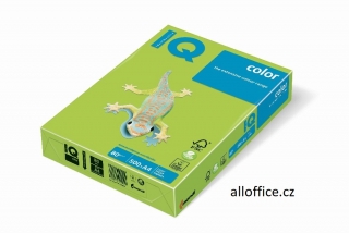 Barevný papír IQ COLOR LG46 A4 80 g - olivově zelená