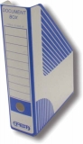 Archivační box EMBA otevřený papírový modrý