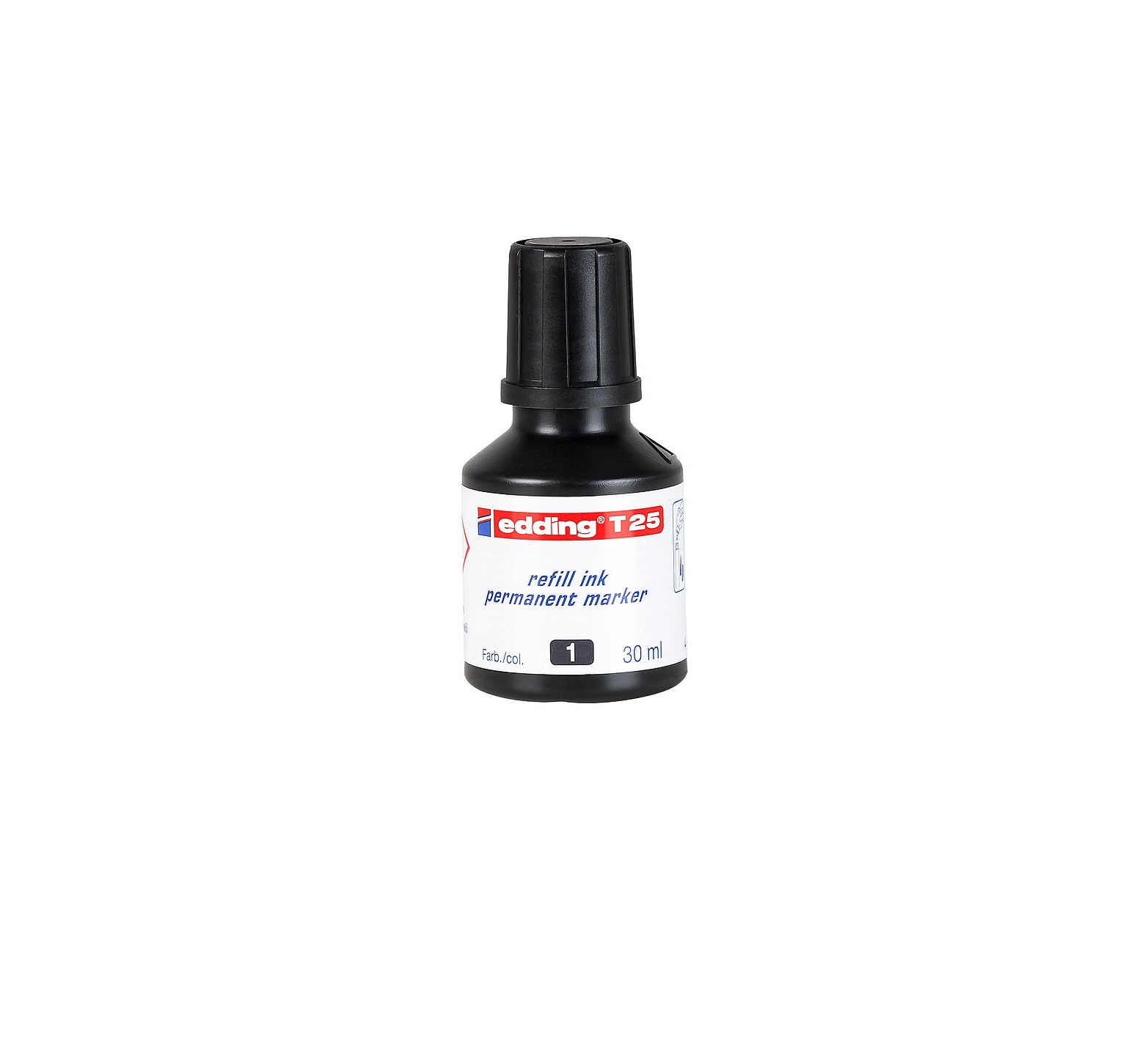 Náhradní inkoust Edding T 25 (30 ml) - černý