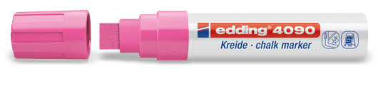 POPISOVAČ EDDING 4090 kříd.růžový-neon, 4-15mm