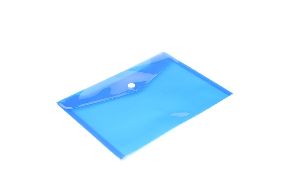 Plastová obálka A5 s drukem modrá