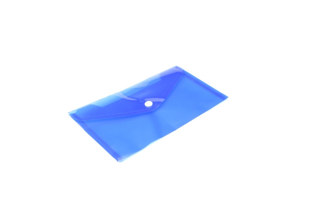 Plastová obálka DL s drukem modrá