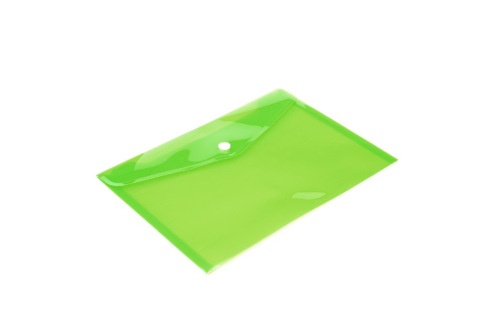 Plastová obálka A5 s drukem zelená