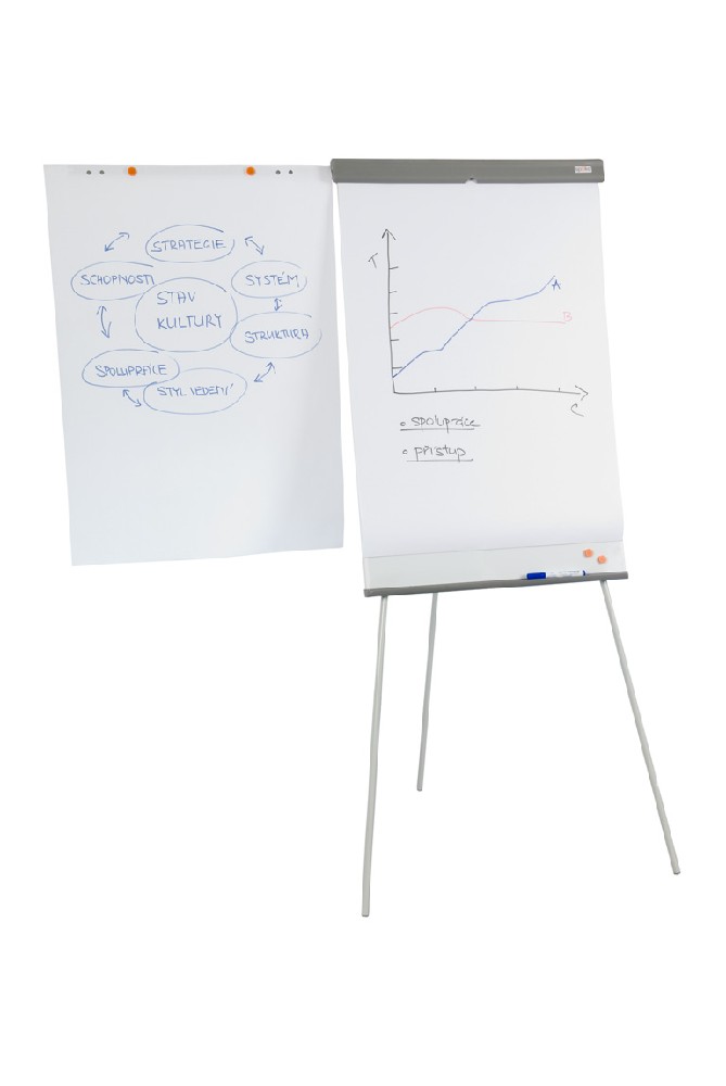 Flip -chart magnetický, 2 ramena