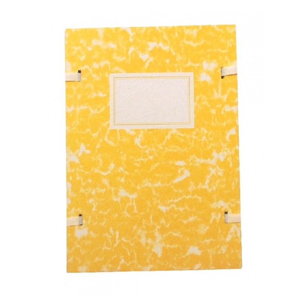 Spisová deska s tkanicí A4, žlutá