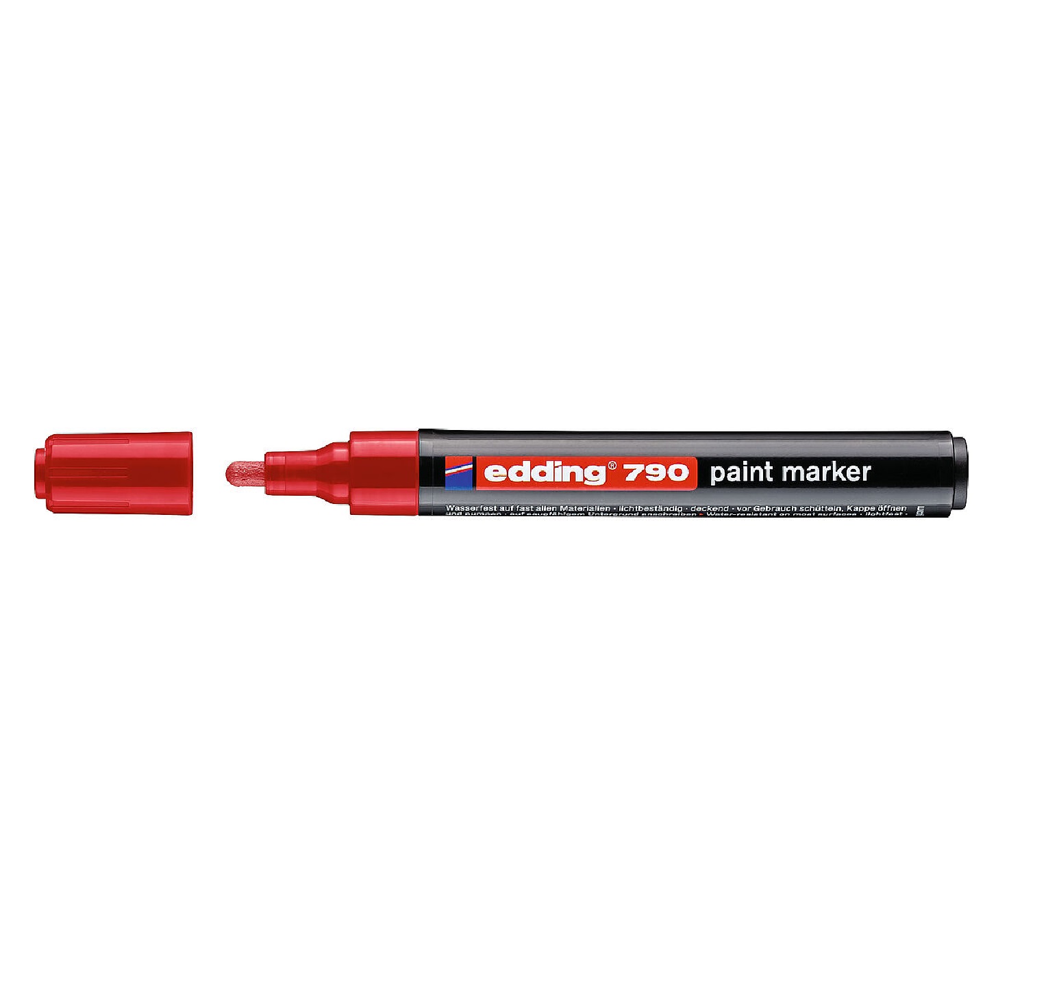 Lakový značkovač Edding 790 (2-3 mm) - červený