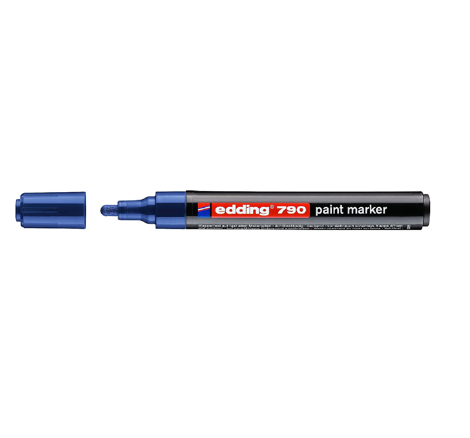 Lakový popisovač Edding 790, modrý
