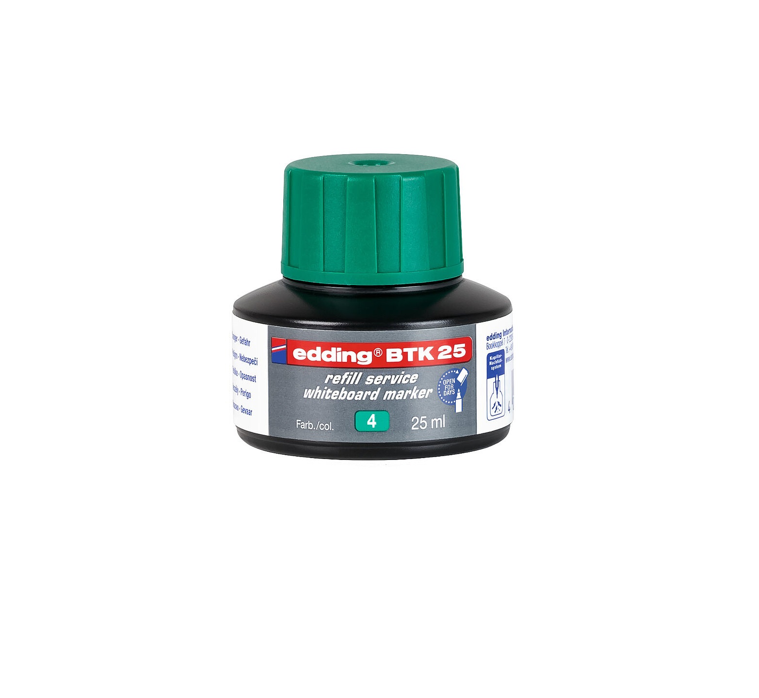Náhradní inkoust Edding BTK 25 (25 ml) - zelený