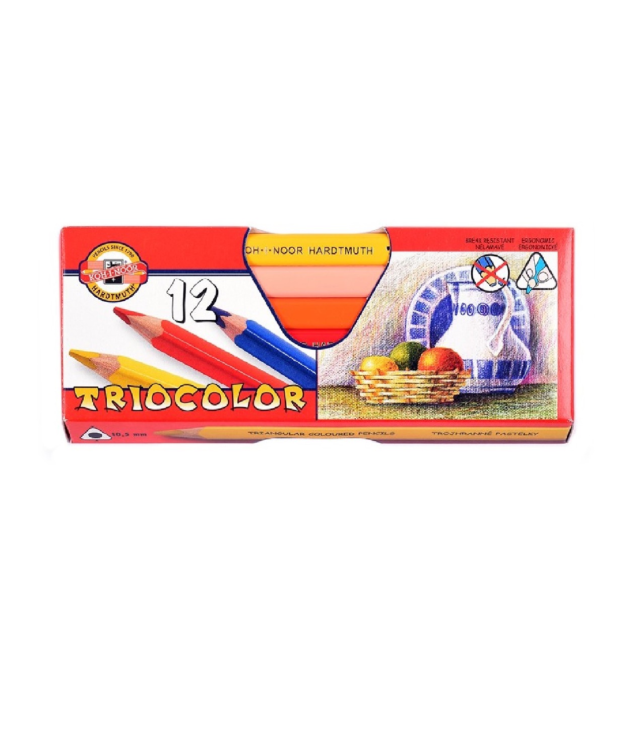 Pastelky Triocolor 3152/12 - sada 12 barev