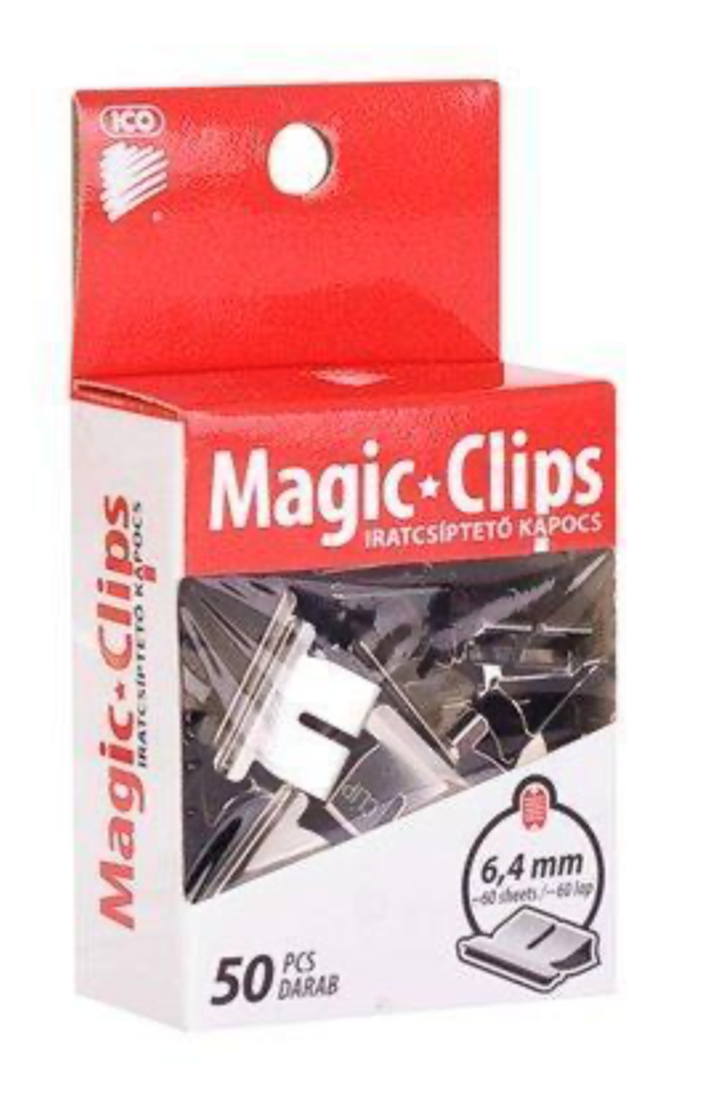 Náhradní spony ICO Magic clip 6,4 mm