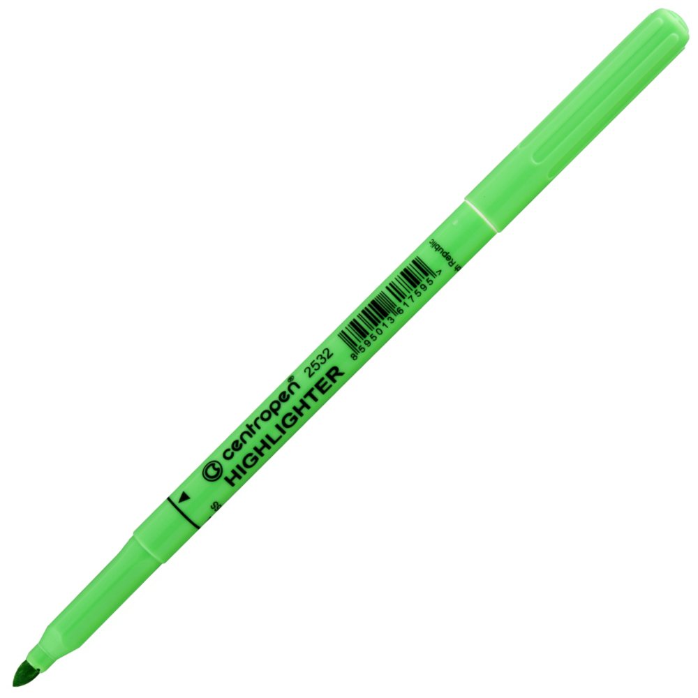 Zvýrazňovač CENTROPEN 2532, zelený