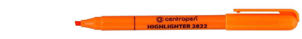 Zvýrazňovač CENTROPEN 2822, oranžový