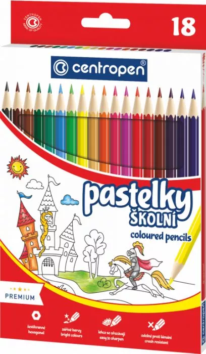 Pastelky školní Centropen 9520/18