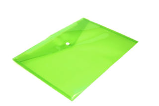 Plastová obálka AURO A4 s drukem zelená