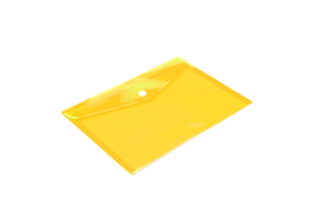 Plastová obálka AURO A5 s drukem žlutá