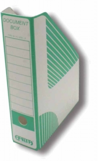 Archivační box EMBA otevřený papírový zelený