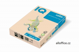Barevný papír IQ COLOR CR20 A4 80 g - kremová