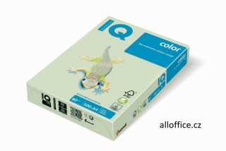 Barevný papír IQ C480/P/GN27 A4 80g pastel světle zelená,500l.