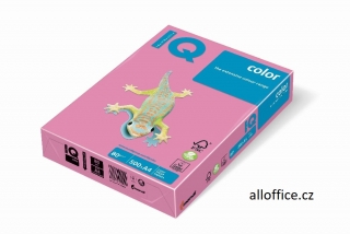 Barevný papír IQ COLOR NEOPI A4 80 g - reflexní růžová