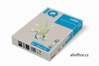 Barevný papír IQ C480/T/GR21 A4 80g trendová šedá,500l.