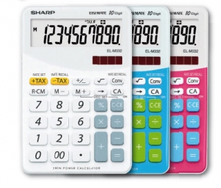 Kalkulačka SHARP EL-M332 bílá 