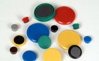 Magnet conmetron barevný mix pr. 13mm, 14ks/sáček.