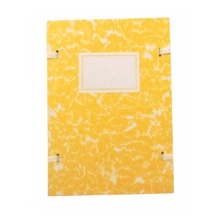 Spisová deska s tkanicí A4, žlutá
