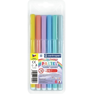 COLOUR WORLD PASTEL 7550 (1 mm) - sada 6 barev