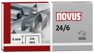 Drátky NOVUS 24/6 standard 1000 ks