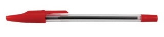 Kuličkové pero SPOKO jednorázové, červená