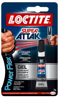 LOCTITE vteřinové lepidlo super attack gel, 3 g