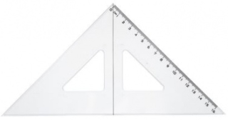 Trojúhelník s ryskou Centropen 9501