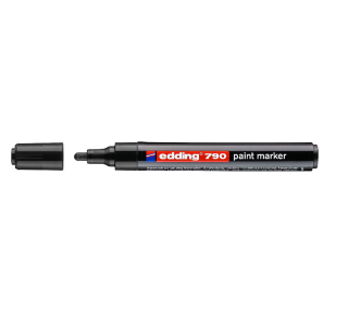 Lakový značkovač Edding 790 (2-3 mm) - černý